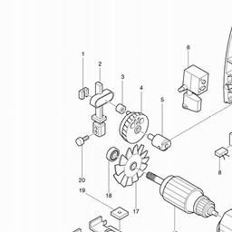 Makita 4320 spare parts