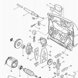 Makita 4324 spare parts