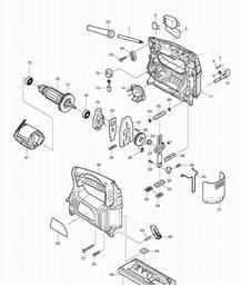 Makita 4329 spare parts