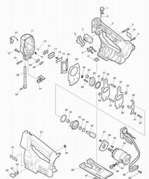 Makita 4333D spare parts