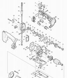 Makita 4334D spare parts