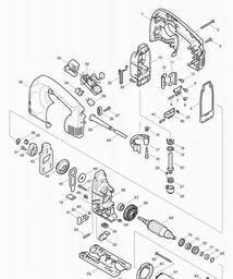 Makita 4340CT spare parts
