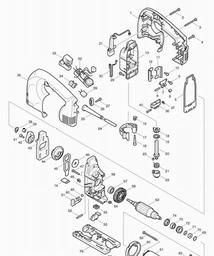 Makita 4340FCT spare parts