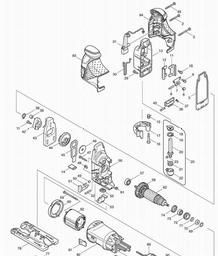 Makita 4351FCT spare parts