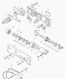 Makita 4603D spare parts