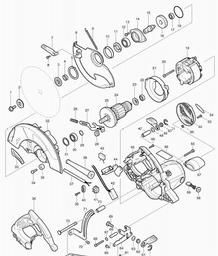 Makita 5008MG spare parts