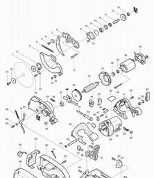 Makita 5017RKB spare parts