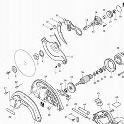 Makita 5704R spare parts