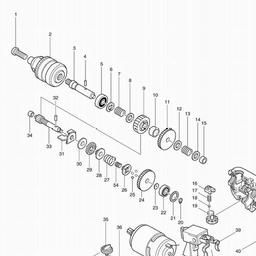 Makita 6012HD spare parts