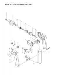 Makita 6012D spare parts