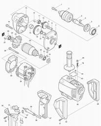 Makita 6013BR spare parts