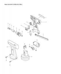 Makita 6014D spare parts