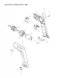 Makita 6017D spare parts