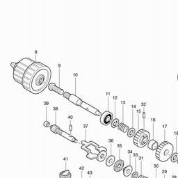Makita 6075D spare parts