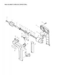 Makita 6092D spare parts