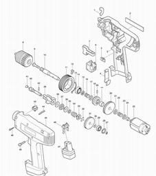 Makita 6200D spare parts