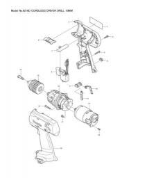 Makita 6216D spare parts