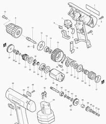 Makita 6311D spare parts