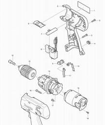 Makita 6316D spare parts