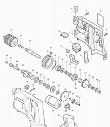 Makita 6400D spare parts