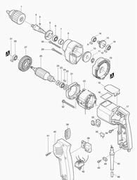 Makita 6402 spare parts