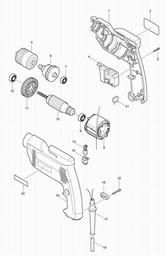 Makita 6408 spare parts