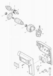 Makita 6501 spare parts