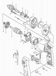 Makita 6510PB spare parts