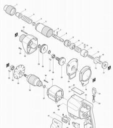 Makita 6701B spare parts