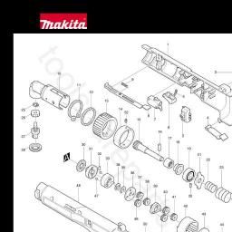 Makita 6702D spare parts