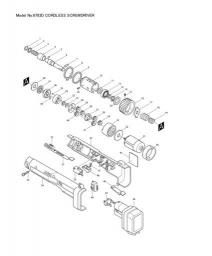 Makita 6703D spare parts