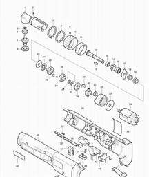 Makita 6706D spare parts