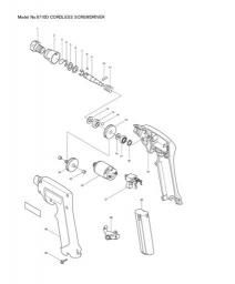 Makita 6710D spare parts