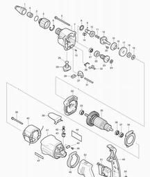 Makita 6807 spare parts