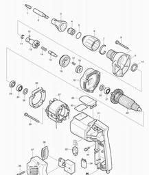 Makita 6822 spare parts