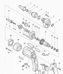 Makita 6823 spare parts