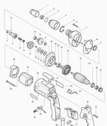 Makita 6826 spare parts