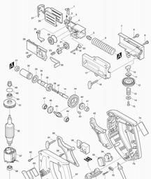Makita 6833 spare parts