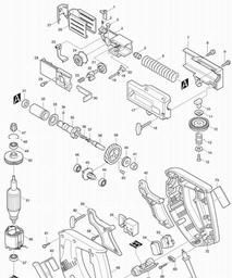 Makita 6834 spare parts