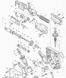 Makita 6836 spare parts