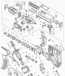 Makita 6843 spare parts
