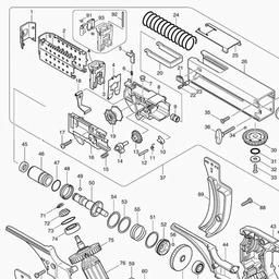 Makita 6844 spare parts