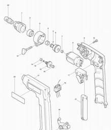 Makita 6891D spare parts