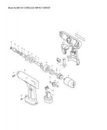 Makita 6901VD spare parts