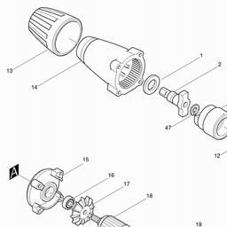 Makita 6905B spare parts