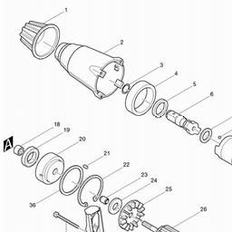Makita 6906 spare parts