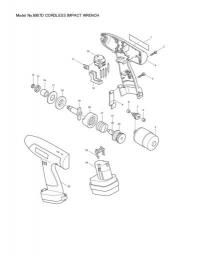 Makita 6907D spare parts