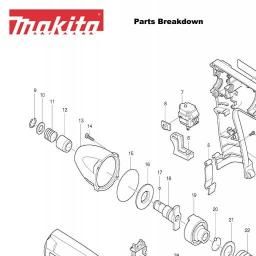 Makita 6911D spare parts