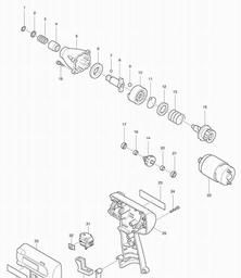 Makita 6913D spare parts