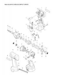 Makita 6914D spare parts